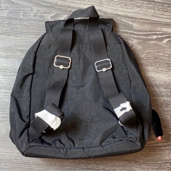 Kipling Queenie Backpack Black Tonal School Travel Gym NWT - Picture 8 of 11